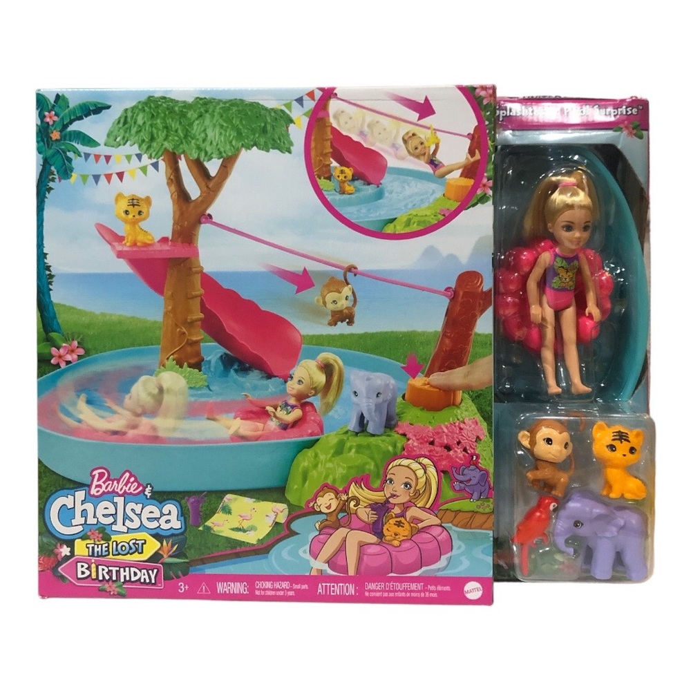 Barbie and Chelsea the lost birthday Splashtastic Pool surprise